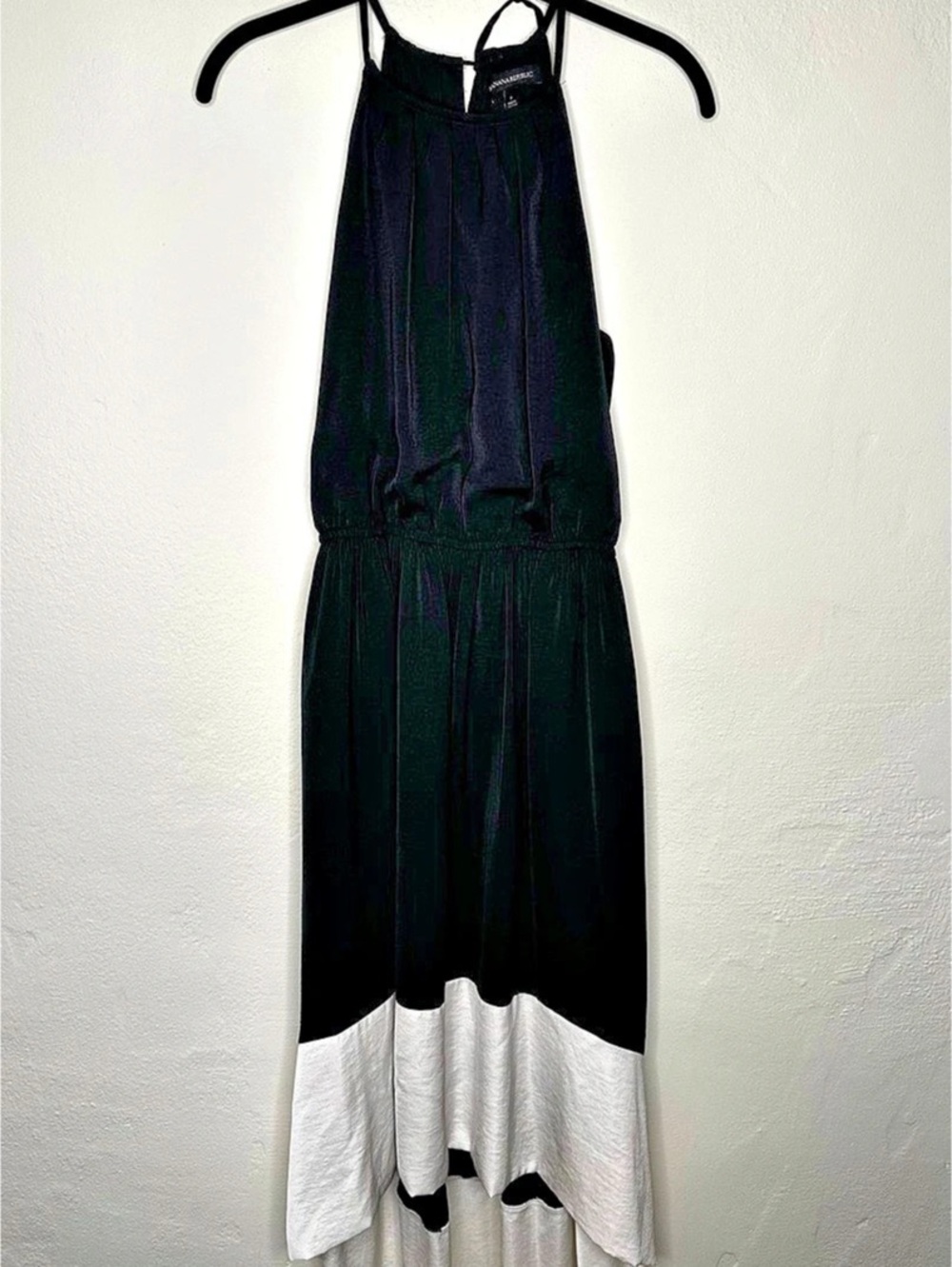 Banana Republic Color Block High- Low Maxi Dress